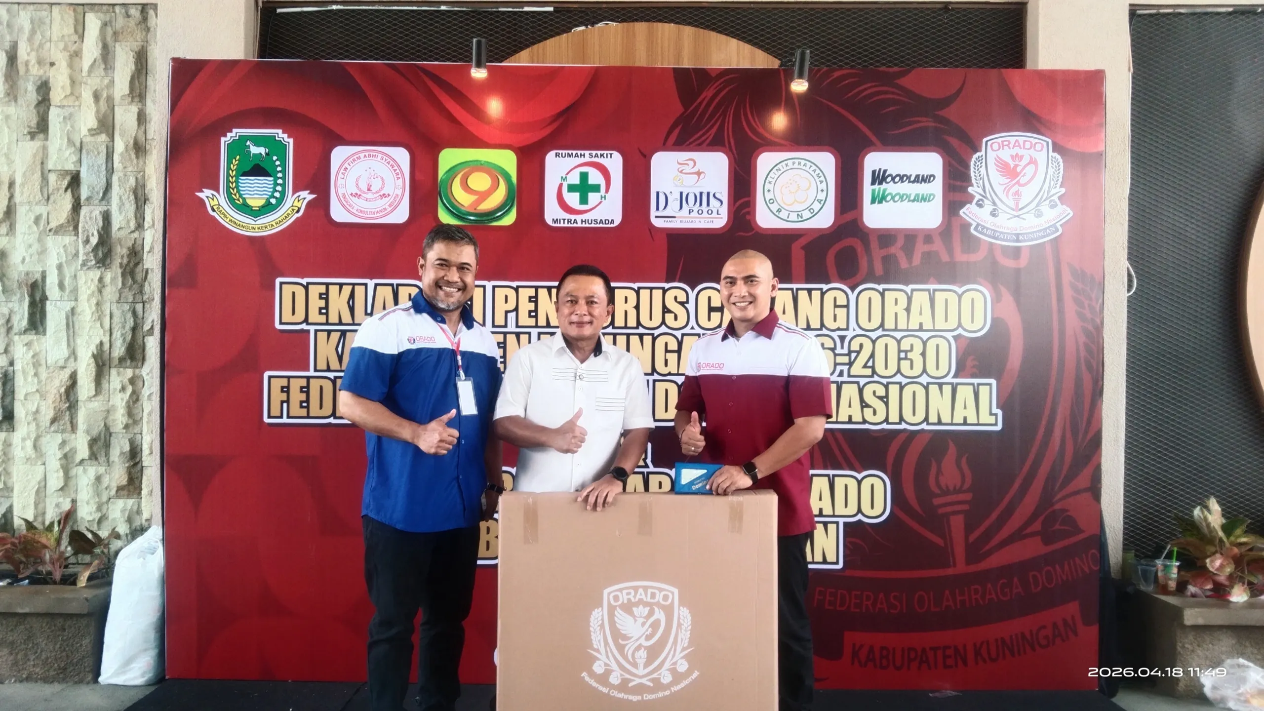 Bupati Kuningan Ketua Orado Kuningan Dan Provinsi