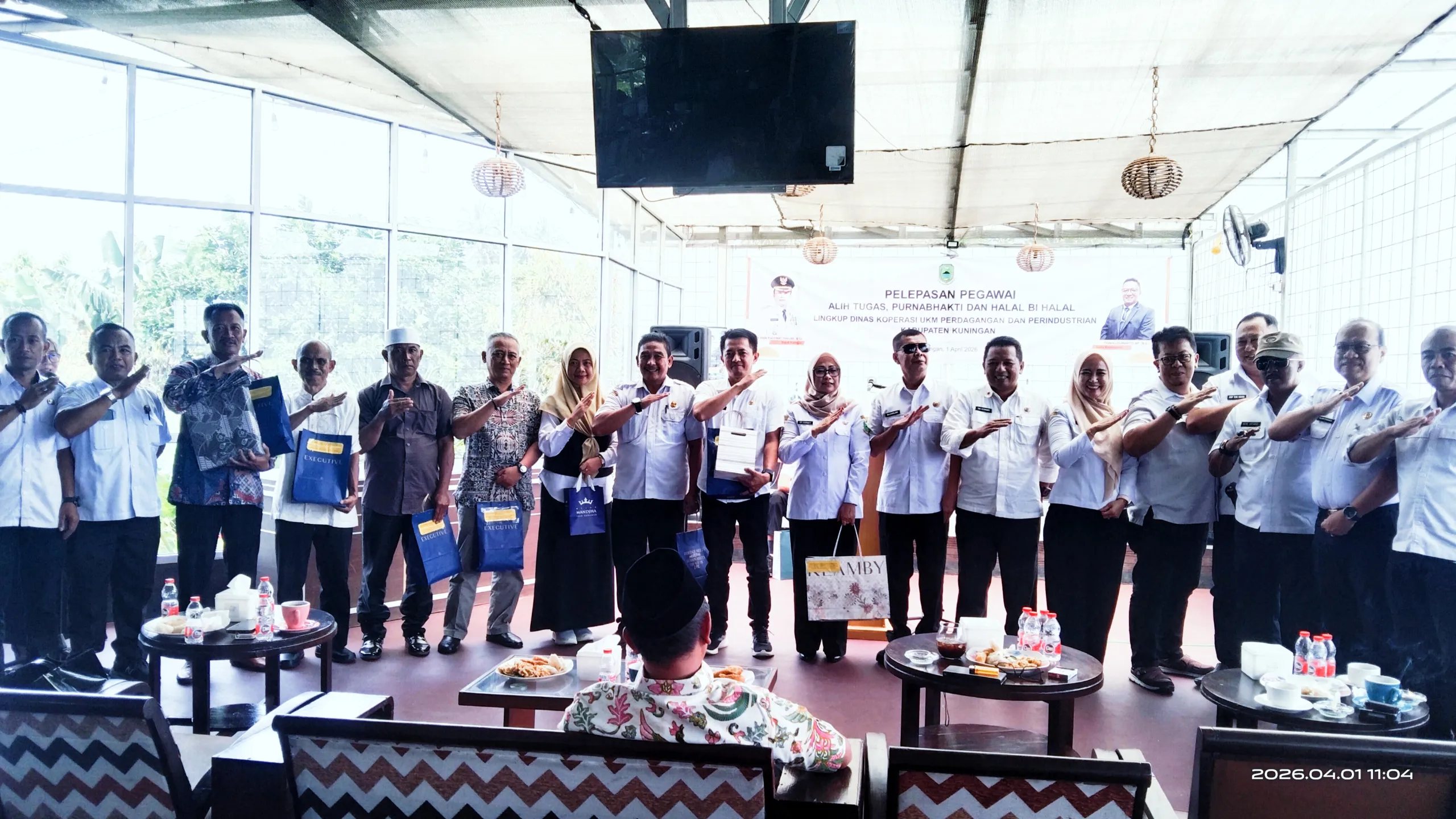 Halal Bihalal Diskoperindagperin Kabupaten Kuningan