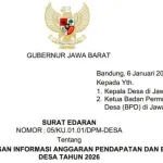 Kop Surat Edaran Gubernur Jawa Barat