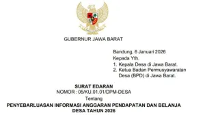 Kop Surat Edaran Gubernur Jawa Barat