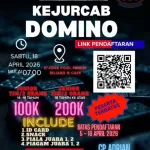 Pamplet Kejurcab Domino