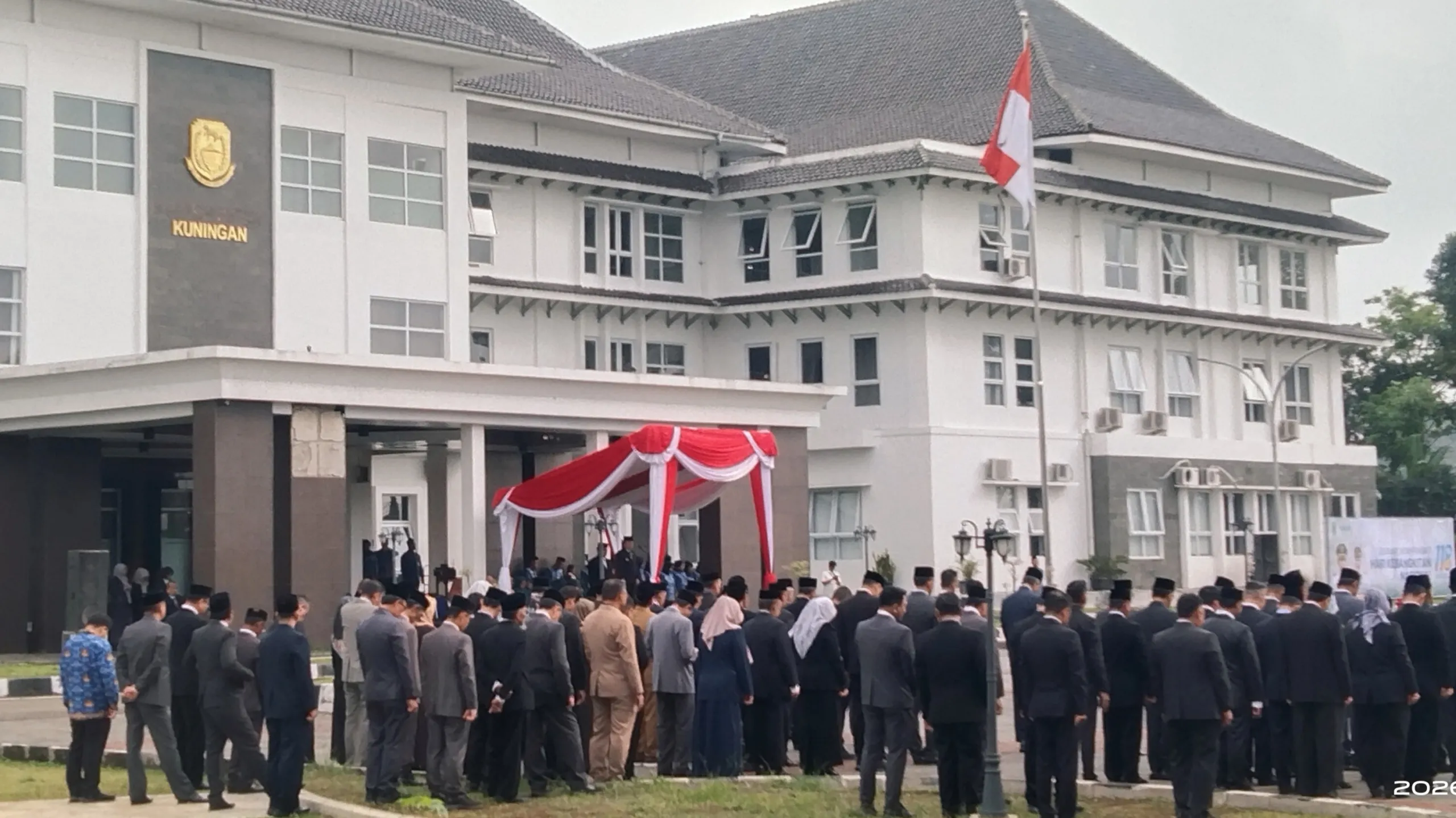 Bupati Kuningan Pimpin Upacara Harkitnas