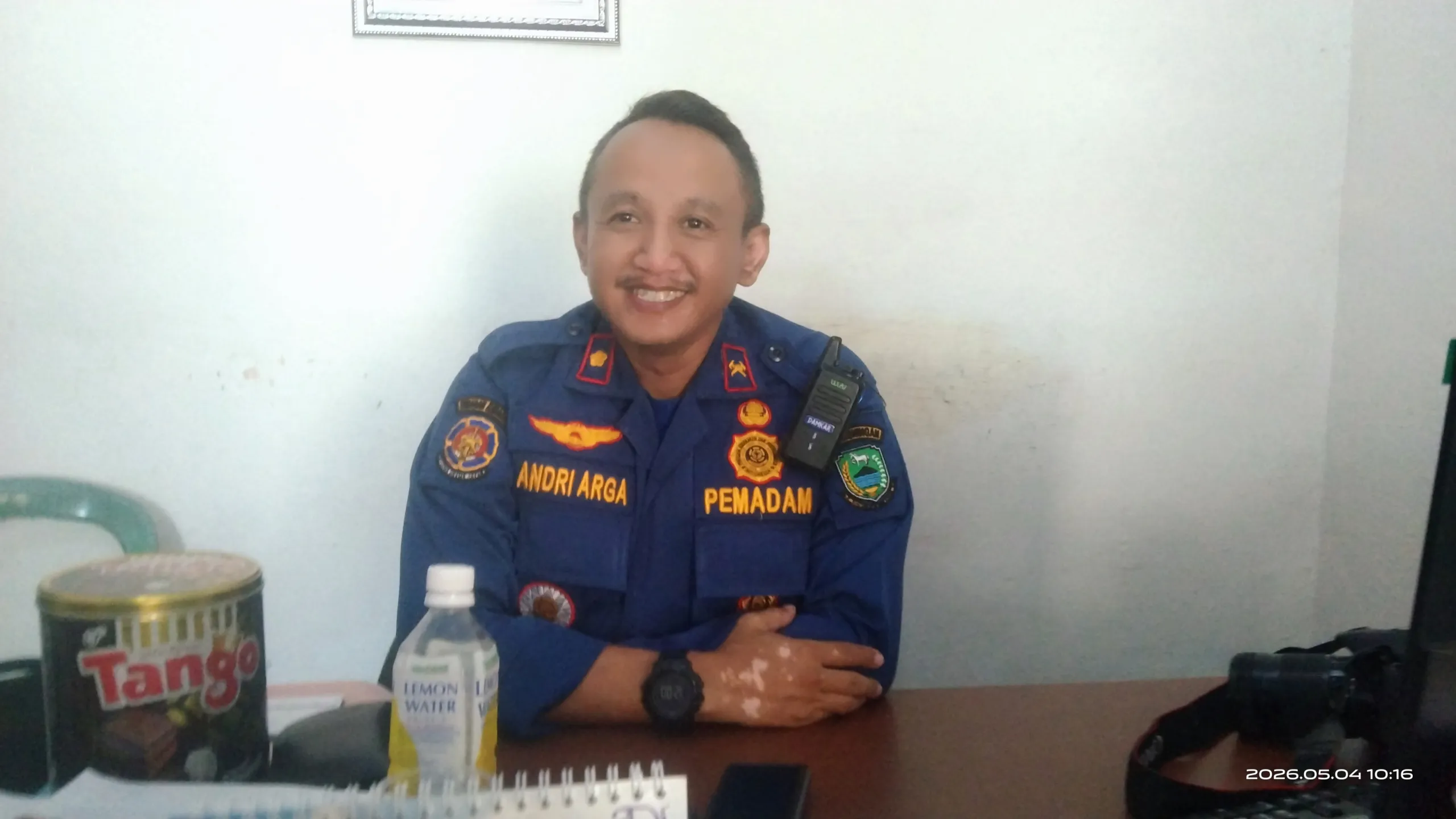 Kepala Uptd Damkar Kuningan . Andri Arga Kusuma Se