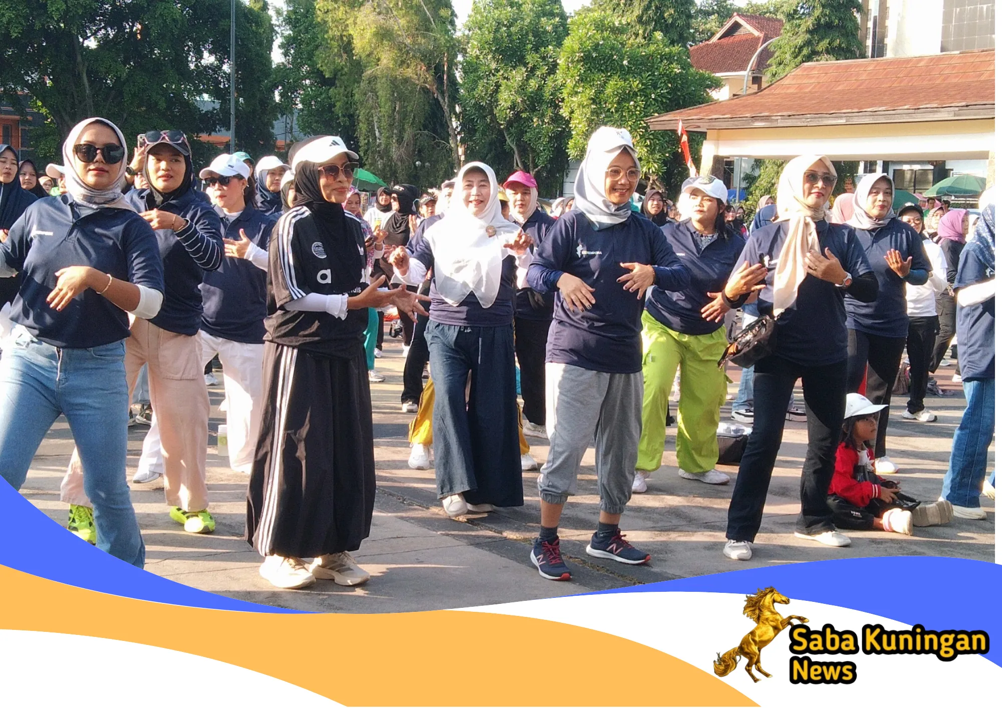 Kuningan Terpilih Gelar Program GEMAR Kemenpora, Bunda Ela Ajak Warga Hidup Sehat