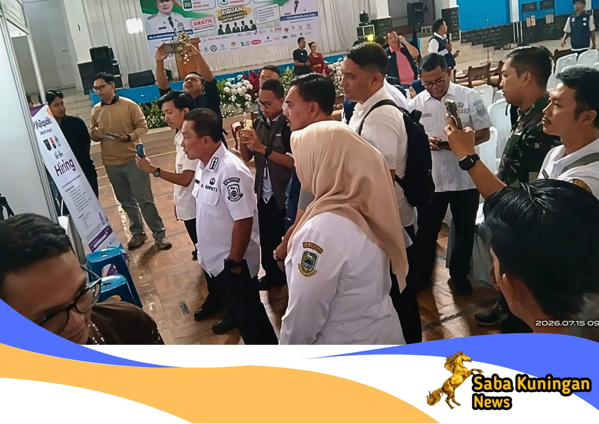 Peluang Besar untuk Masa Depan Putra-Putri Kuningan, Job Fair di GOR Ewangga Dipadati Ribuan Pencari Kerja