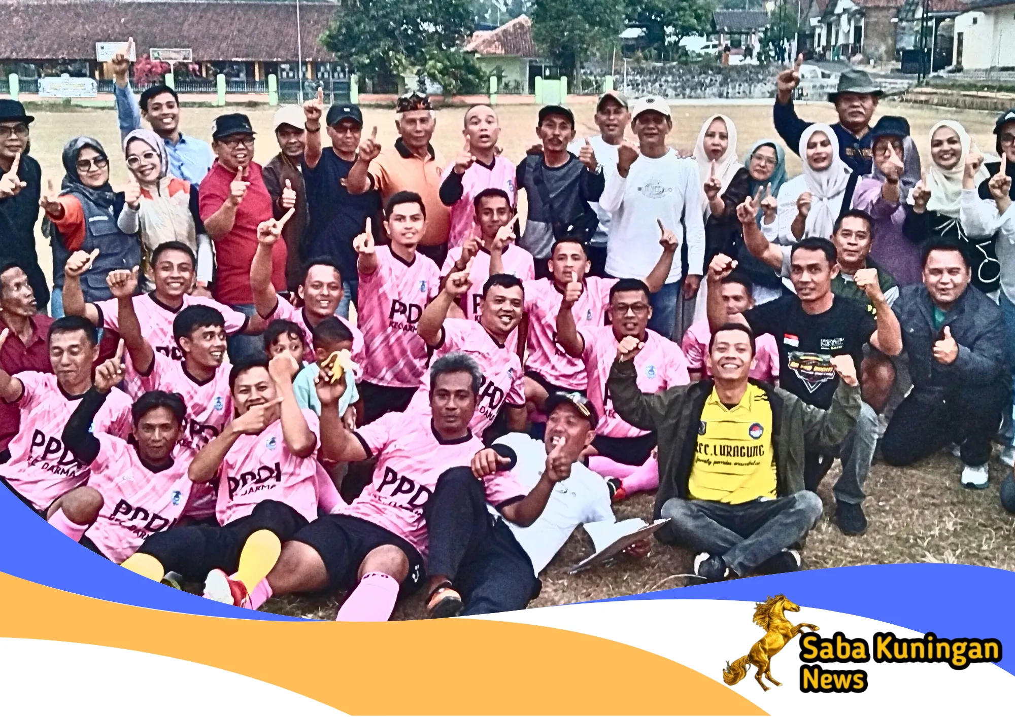 Dharma Juara Sepak Bola Porpemdes III, Kalahkan Luragung Lewat Adu Penalti