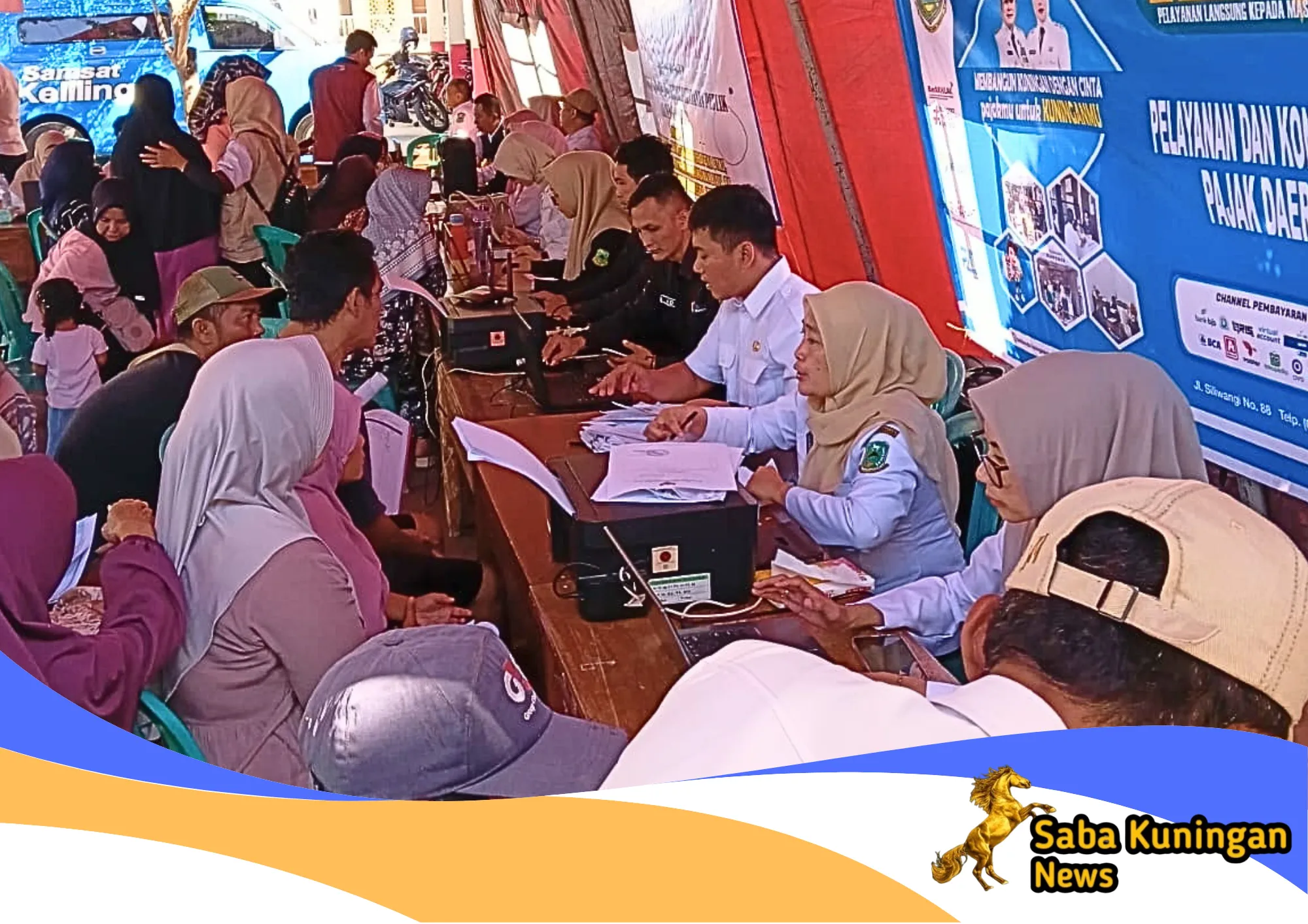 16 Instansi Jemput Bola,Berikan Pelayanan Di Kecamatan Kalimanggis.Sekda : Program Rutin