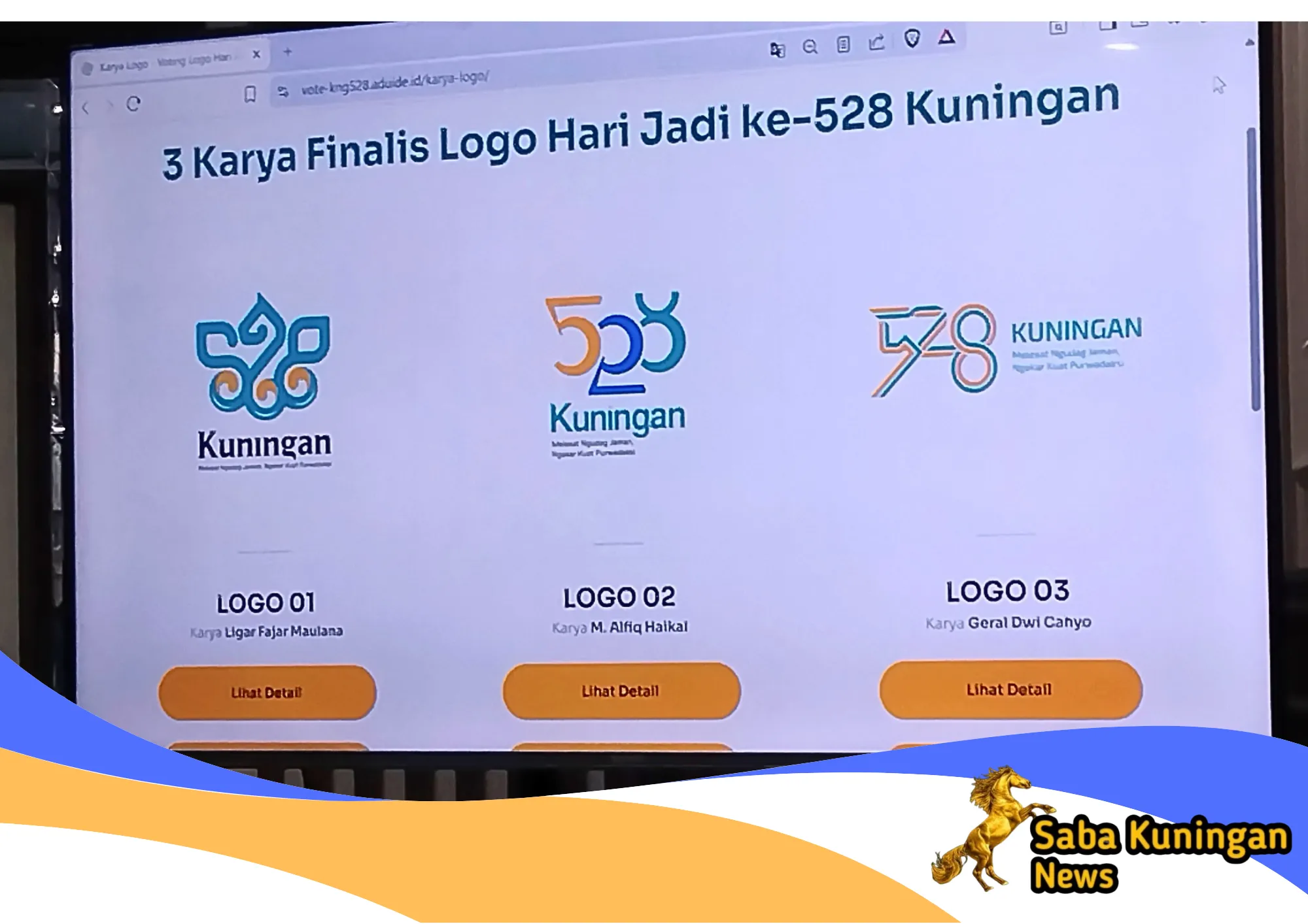 Tiga Finalis Logo Hari Jadi Kuningan ke-528 Dipaparkan, Bupati: Penentu Masyarakat Memilih yang Terbaik