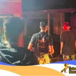 Pas 1 Tahun Pengabdian, Yonif TP 839/SA Bantu Padamkan Kebakaran Ruko di Pancalang