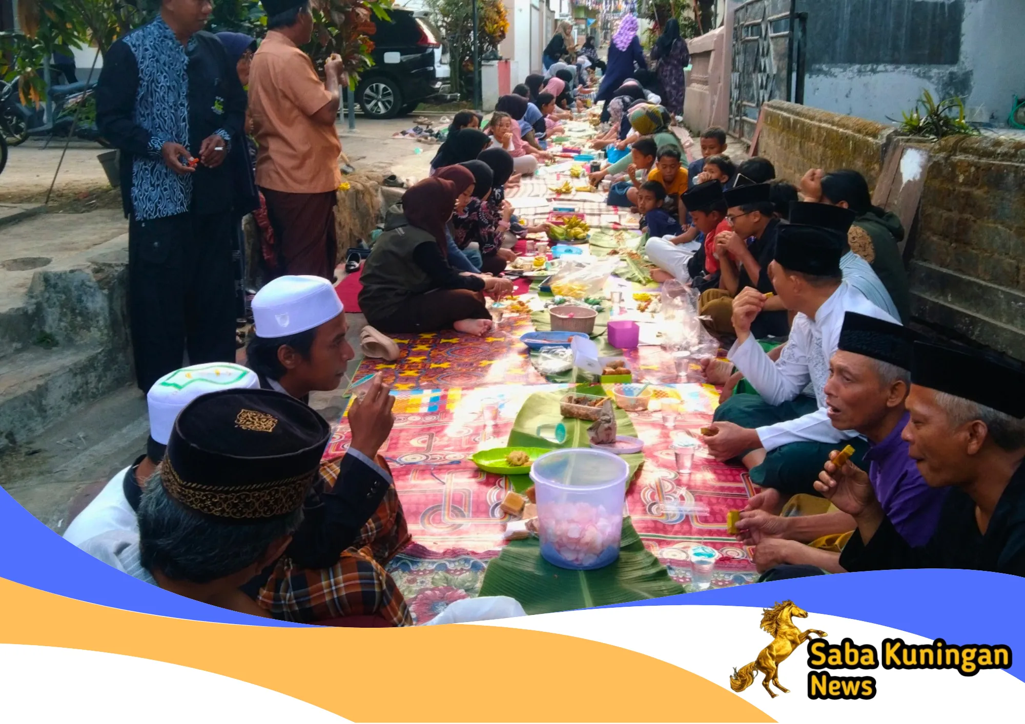 Syukuran Lembur:Warga Dusun Kliwon Blok Kramat Gelar Doa Bersama Dalam Tradisi Babarit
