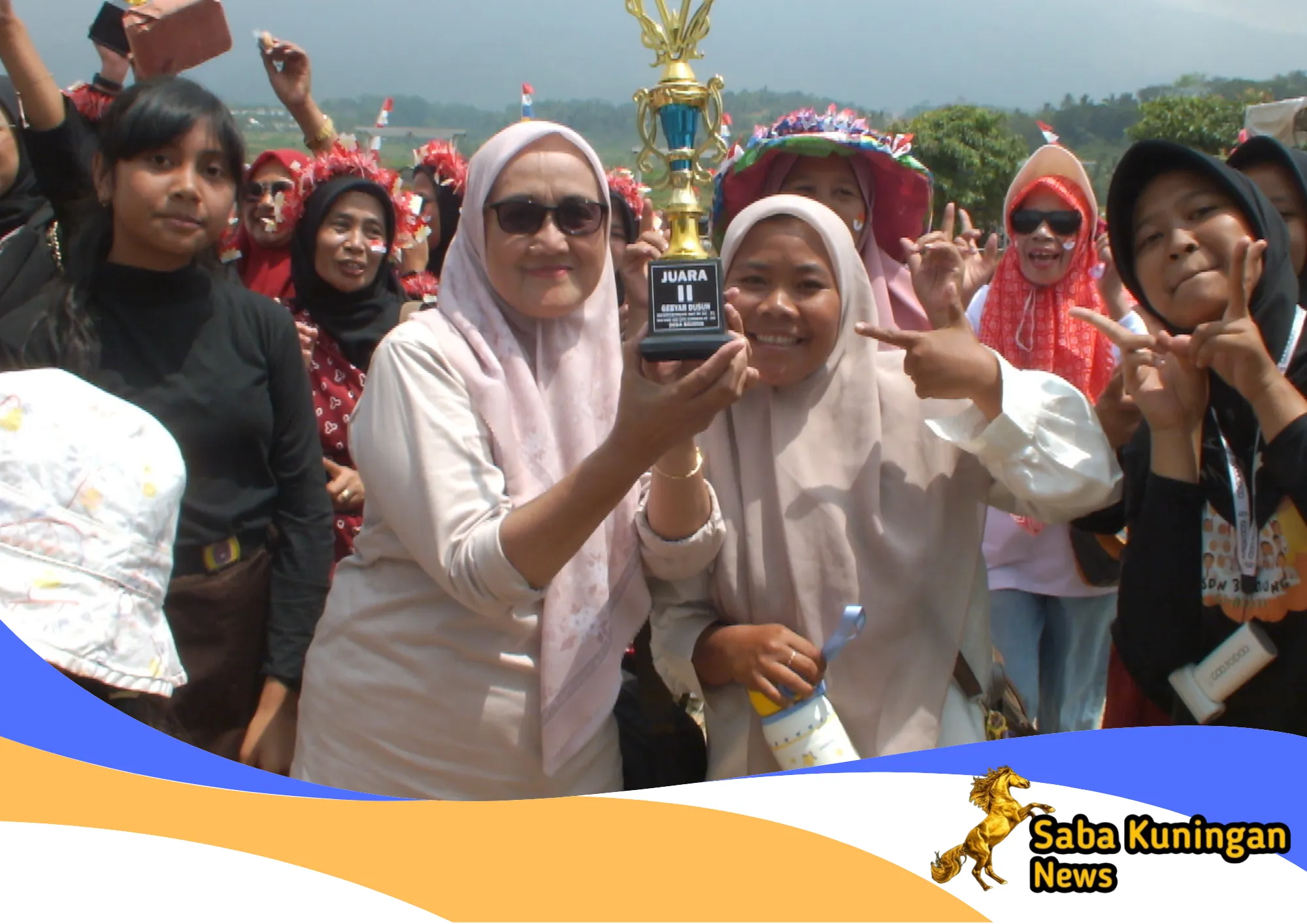 Sambut Hari Jadi Kabupaten Kuningan ke-528, Ribuan Warga Bojong Cilimus Ikuti Jalan Sehat dan Senam Kuningan Melesat