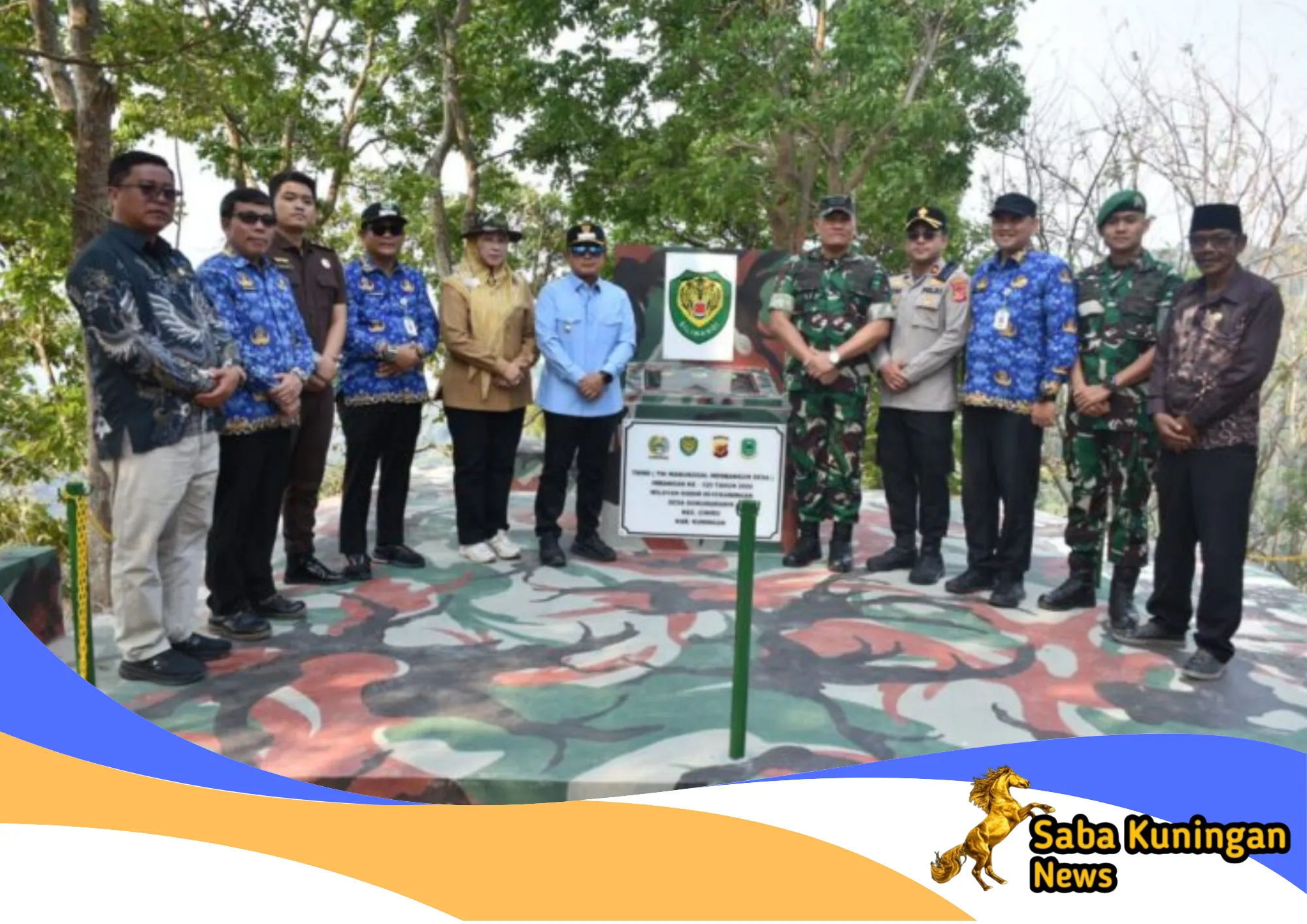 TMMD Imbangan ke-129 Tuntas, Akses Menuju Curug Payung Gunungmanik Kini Lebih Mudah