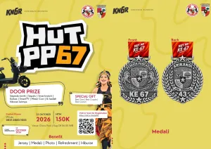 FUN RUN 5K HUT PP Ke-67 Siap Digelar 25 Oktober 2026, Terbuka untuk Umum