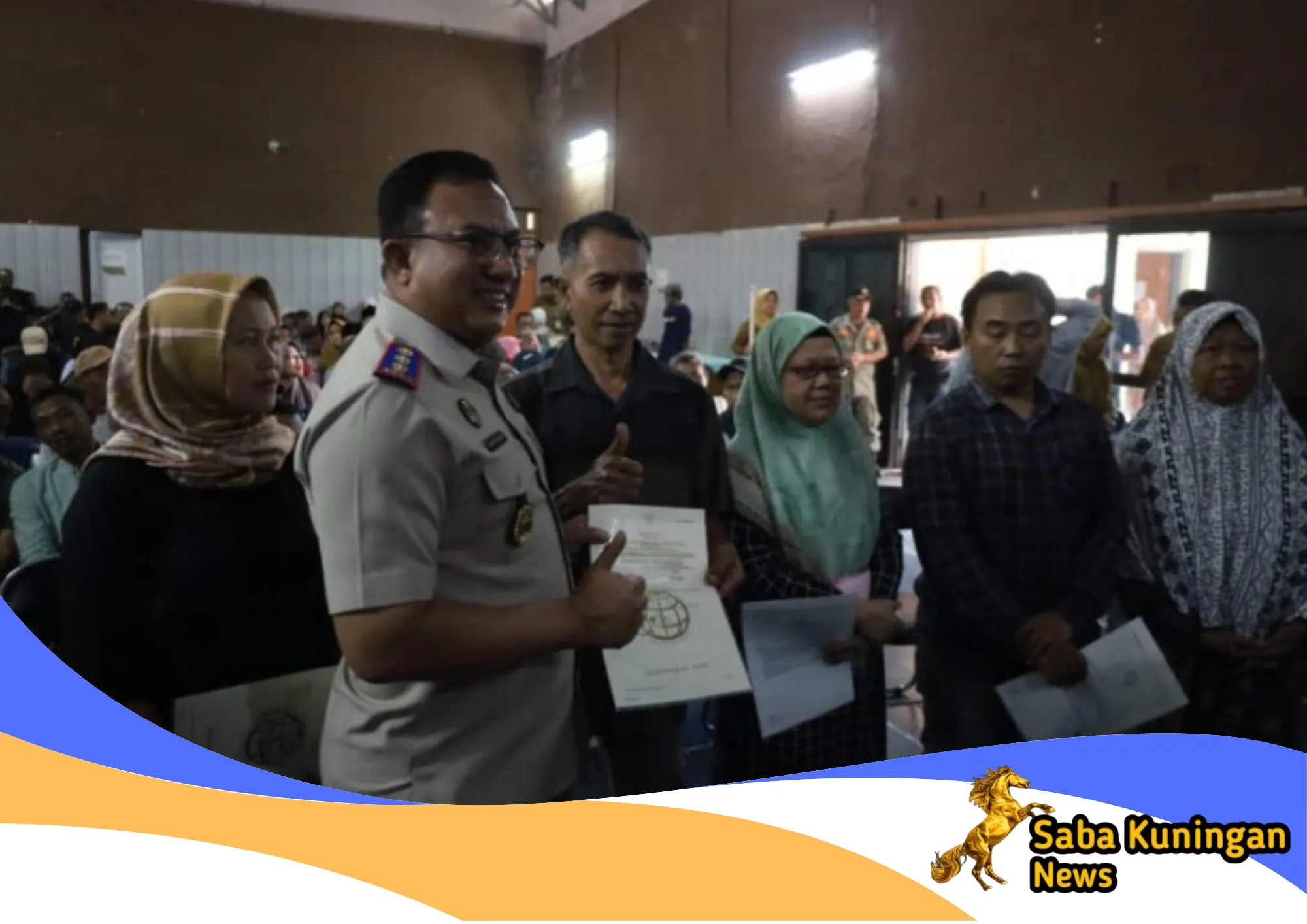 1.653 Sertifikat PTSL Diserahkan kepada Warga Cirendang,