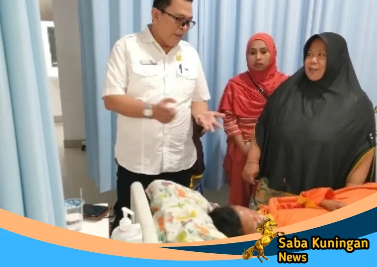 Siswa SD Korban Luka Bakar Dirawat di RSU Juanda, Kabid SD Surya Datangi dan Beri Dukungan