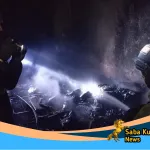 Bangunan Eks Depag di Taman Kota Kuningan Hangus Terbakar, Damkar Berhasil Padamkan Api dalam 1 Jam 2 Menit
