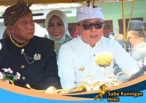 Sedekah Bumi Cibuntu 2026, Bupati Kuningan Ingatkan Pentingnya Menjaga Alam